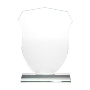 Shield Shaped Crystal Awards